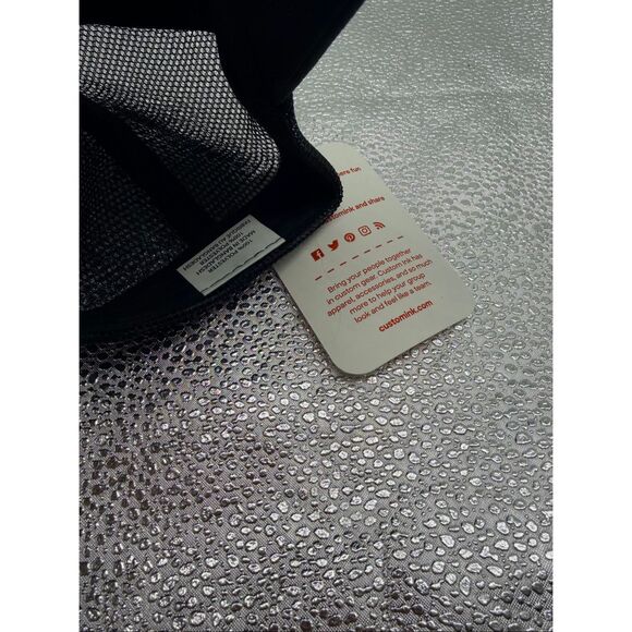 Brand New Custom Ink #startliving Black Trucker Hat Mesh Cap - Picture 2 of 3